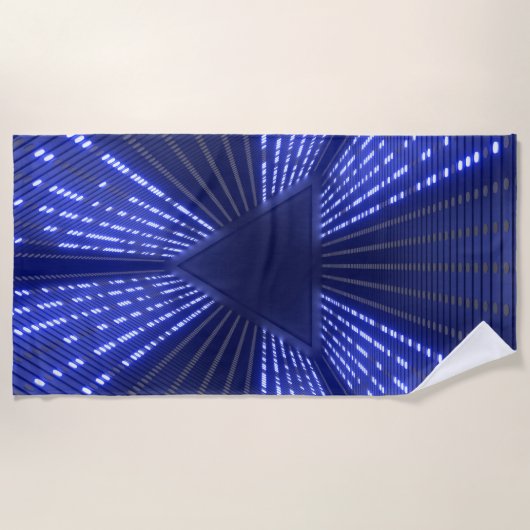 Serviette De Plage lumière brillante (Devant)