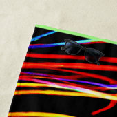 Serviette De Plage Lumière spirale (En situation)