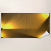 Serviette De Plage Lumières dorées (Devant)