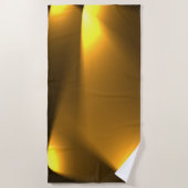 Serviette De Plage Lumières dorées (Devant)