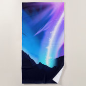 Serviette De Plage Lumières du Nord (Devant)