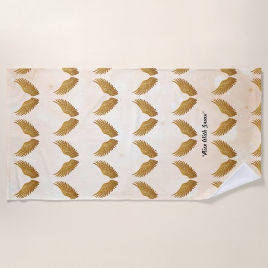 Serviette De Plage "Luminosité éthérée" (Devant)