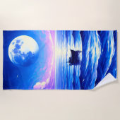 Serviette De Plage Lune (Devant)