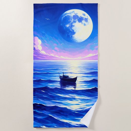 Serviette De Plage Lune (Devant)