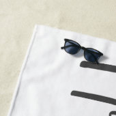 Serviette De Plage Lune de miel (En situation)