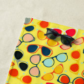 Serviette De Plage Lunettes de soleil (En situation)