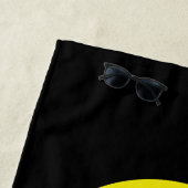 Serviette De Plage Lunettes de soleil de réfrigération Emoji (En situation)