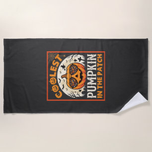 Serviette De Plage Lunettes de soleil Halloween Citrouille la plus co
