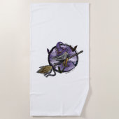 Serviette De Plage Lutin d'Halloween (Devant)