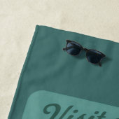 Serviette De Plage Lutte de Floride avec des Alligators | Plage Rétro (En situation)