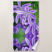 Serviette De Plage Lys africain exotique (Devant)