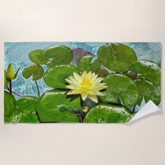 Serviette De Plage Lys d'eau (Devant)