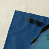 Serviette De Plage Lys d'eau blanche dans l'étang, photographie de la (En situation)