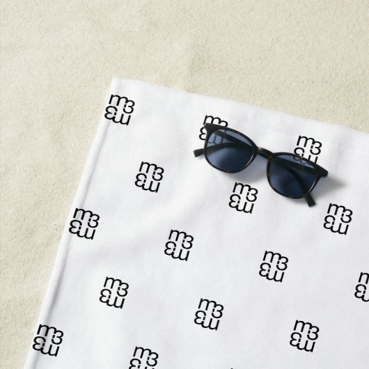 SERVIETTE DE PLAGE m3 | m3galleryStudio (En situation)