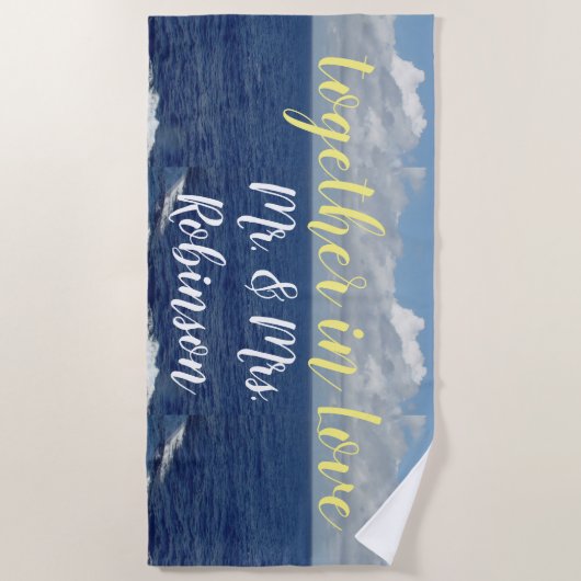 Serviette De Plage M. et Mme Ocean Waves Beach Towel (Devant)