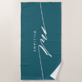 Serviette De Plage M.| Salle personnalisée (Devant)