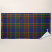 Serviette De Plage MacBeth Clan Tartan Plaid Beach Towel (Devant)