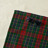Serviette De Plage MacClain McLean Tartan Plaid Beach Towel (En situation)