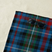 Serviette De Plage MacDonald Tartan Plaid Monogrammed Beach Towel (En situation)