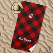 Serviette De Plage MacGregor Rob Roy Tartan Beach Towel