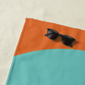 Serviette De Plage Machine de mystère Van Floral Graphisme (En situation)