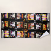 Serviette De Plage Machines de rêve - Machines à sous (Devant)