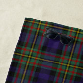 Serviette De Plage MacLellan Tartan Plaid Beach Towel (En situation)