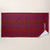 Serviette De Plage MacNab Clan Tartan Plaid Beach Towel (Devant)