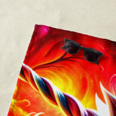 Serviette De Plage Mad Unicorn (En situation)