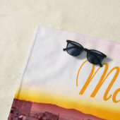 Serviette De Plage Madrid Espagne Capitol City Skyline (En situation)