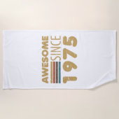 Serviette De Plage Magnifique depuis 1975 50e anniversaire (Devant)