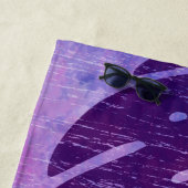 Serviette De Plage Maikai Hawaiian Monstera Feuille Cravate-Dye Mélan (En situation)