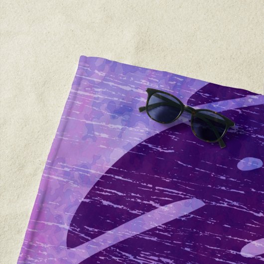 Serviette De Plage Maikai Hawaiian Monstera Feuille Cravate-Dye Mélan (En situation)