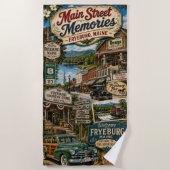 Serviette de plage Main Street Memories Fryeburg M (Devant)