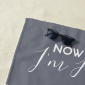 Serviette De Plage Maintenant je suis heureux Starfish (En situation)