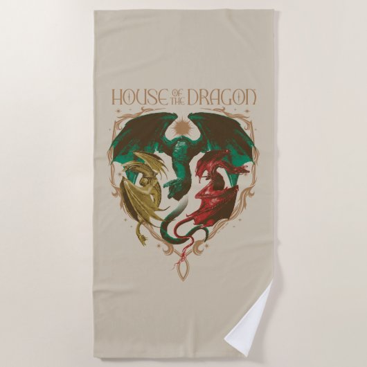 Serviette De Plage Maison du Dragon | Bouclier dragon (Devant)