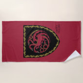 Serviette De Plage MAISON DU DRAGON | Maison Targaryen Crest (Devant)