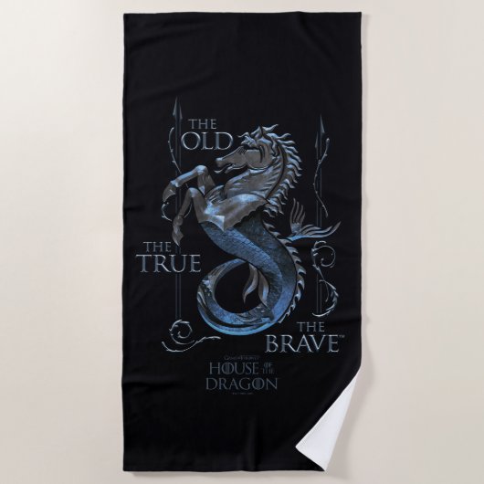 Serviette De Plage MAISON DU DRAGON | Maison Velaryon Sigil (Devant)