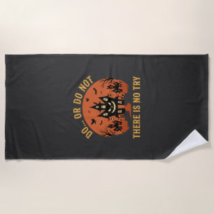 Serviette De Plage Maison Hantée Halloween Fais ou Ne Fais Pas