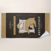 Serviette De Plage Maison HUFFLEPUFF™ Juste Et Loyale (Devant)