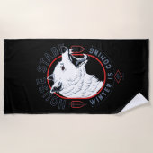 Serviette De Plage Maison Stark - L'hiver approche (Devant)