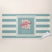 Serviette De Plage Mallorca Espagne nom de vacances Beach Towel (Devant)
