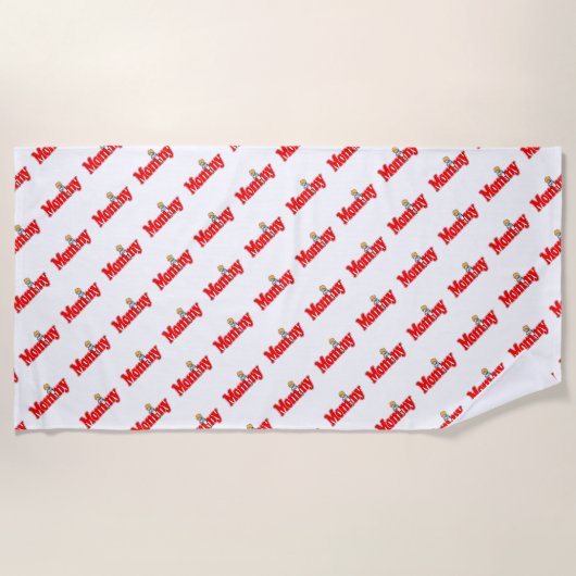 Serviette De Plage Maman (Devant)