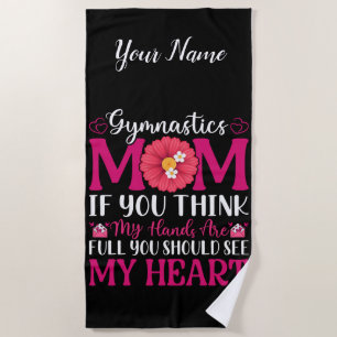Serviette De Plage Maman de gymnastique