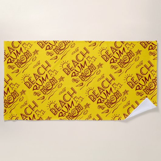 Serviette De Plage Maman/maman (Devant)