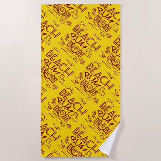 Serviette De Plage Maman/maman (Devant)