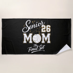 Serviette De Plage Maman senior Classe 2026 Volleyball