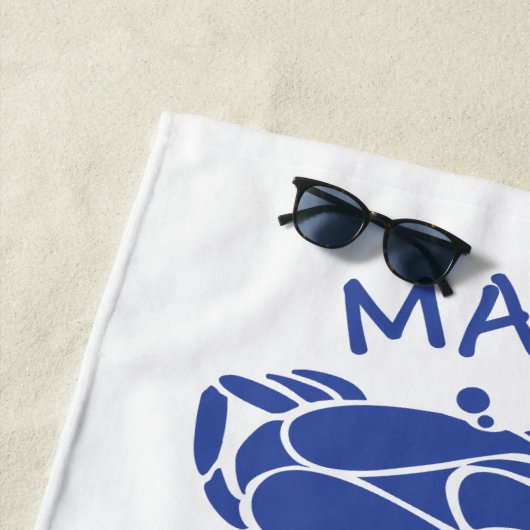 serviette de plage MAMEA (En situation)