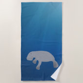Serviette de plage Manatee (Devant)