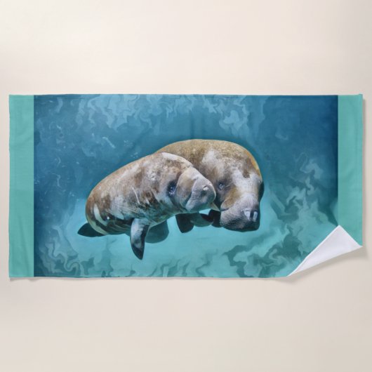 Serviette De Plage Manatts (Devant)